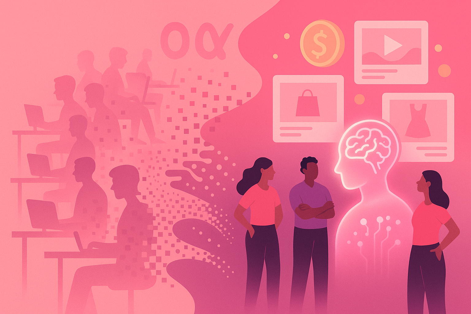 Klarna marketing team using AI tools to generate images and copy achieving $10 million annual savings while reducing headcount from 200 to 100 employees