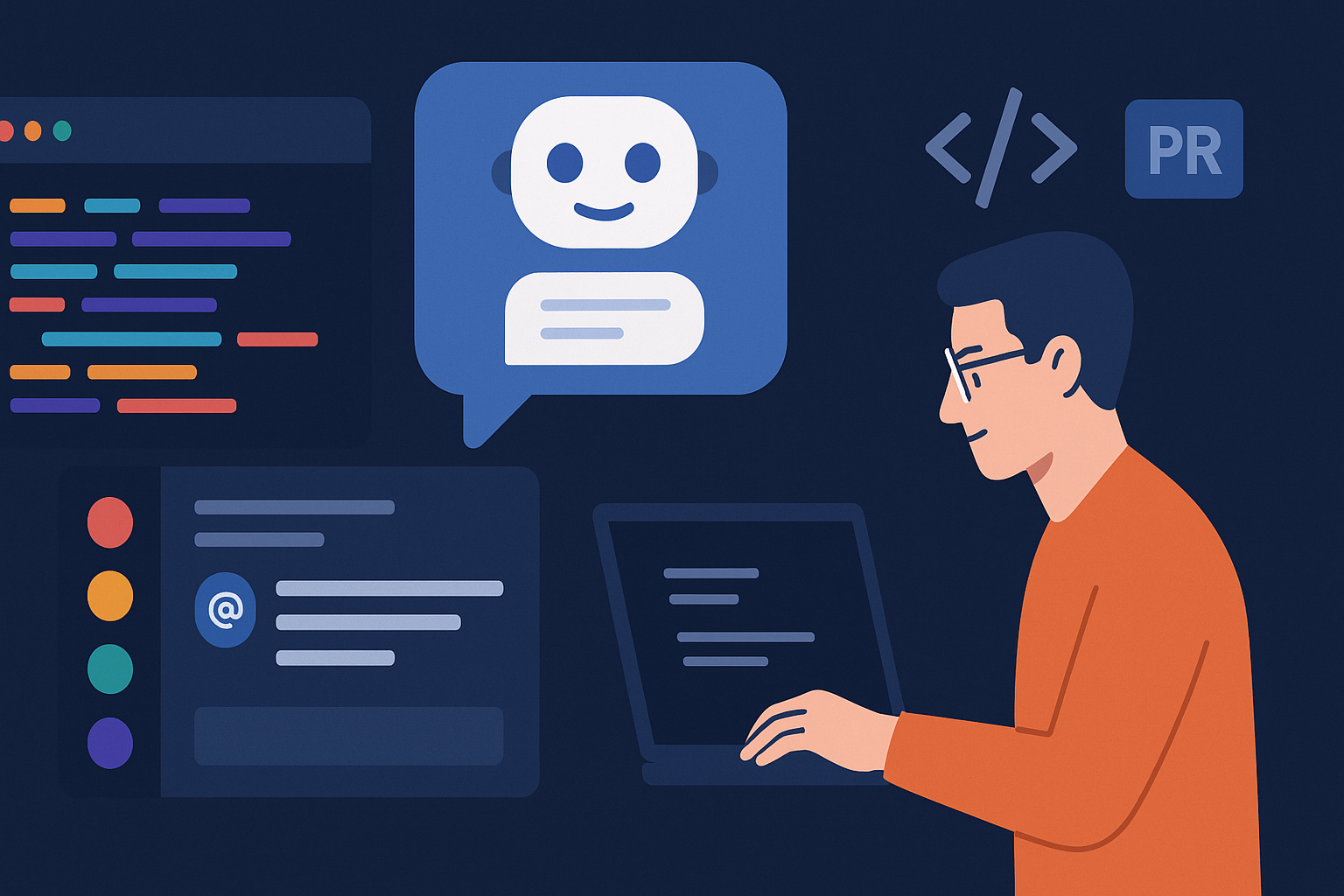 Claude Code Slack integration dashboard showing automated coding workflow and GitHub repository integration for team development collaboration